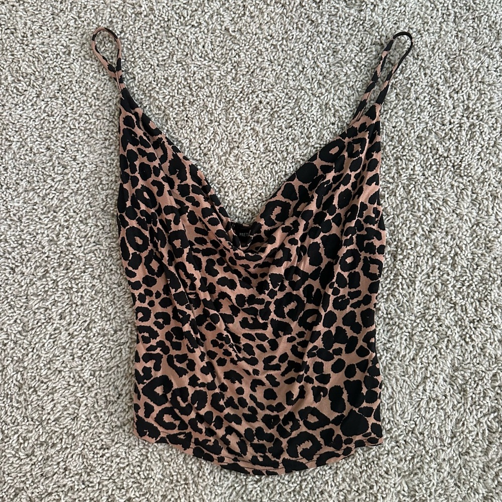 Pretty Little Thing Leopard Tank Top